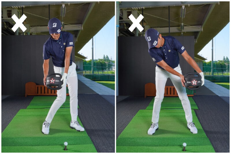 両ヒジを締めるだけ飛距離アップ！男子プロが方法をレッスン