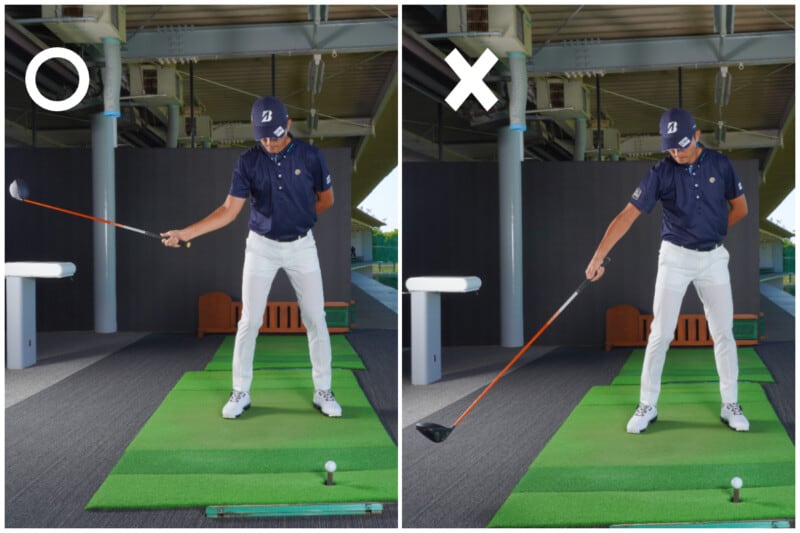 両ヒジを締めるだけ飛距離アップ！男子プロが方法をレッスン