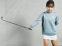 フックをすぐに直すドリルを紹介！RILL　右腕1本での連続素振りが効果アリ！