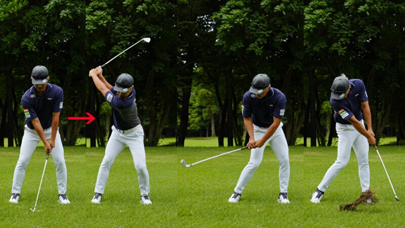 このラフはどう打つのが正解!? 「打ち込む」か「払い打つ」のかどっち?