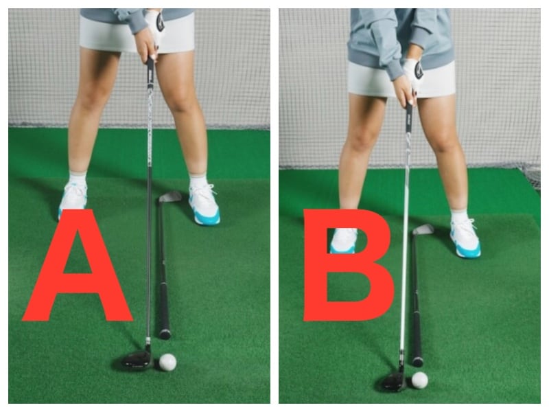 FWとUTの正しいボール位置はどっち?女子プロが解説