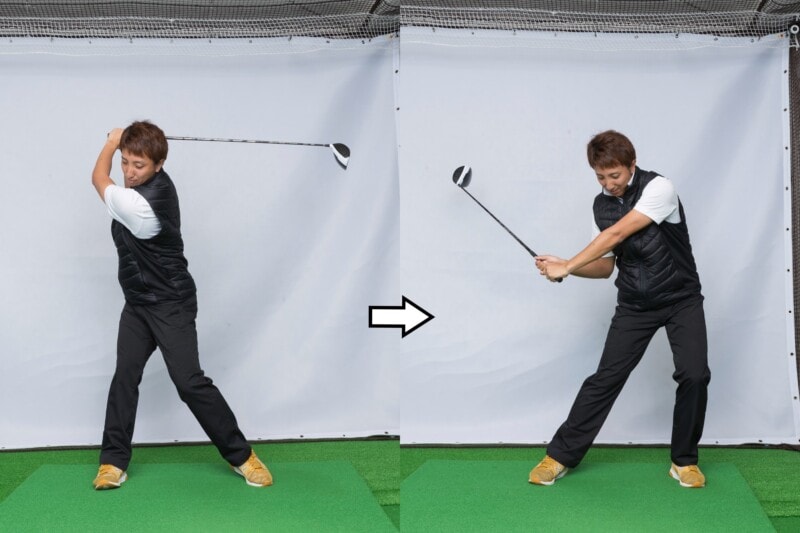 ダウンスイングでの正しいローテーションとは？分析データをもとに解説