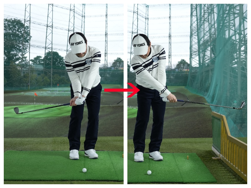 シャンクのミスを防ぐには?「フェースを開閉させる」で即解決