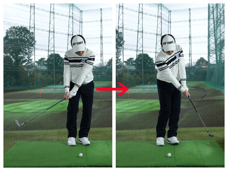 シャンクのミスを防ぐには?「フェースを開閉させる」で即解決