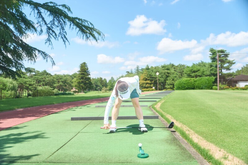 久々のラウンド前の練習法！有村智恵がレッスン
