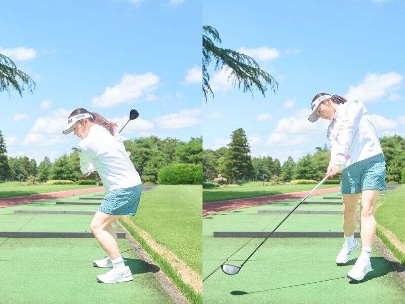 久々のラウンド前の練習法！有村智恵がレッスン