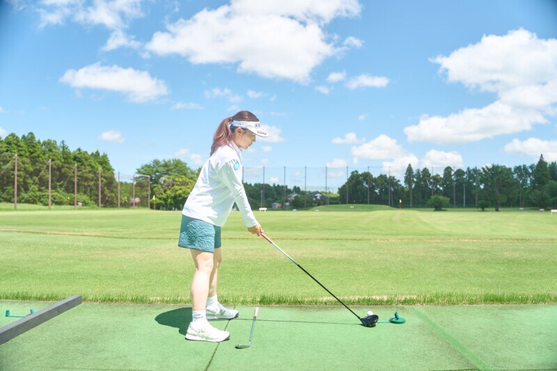 久々のラウンド前の練習法！有村智恵がレッスン