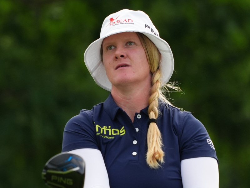 米女子プロの行動に思わず笑顔に!岩井明愛が笑ったワケって?