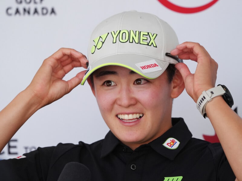 米女子プロの行動に思わず笑顔に!岩井明愛が笑ったワケって?