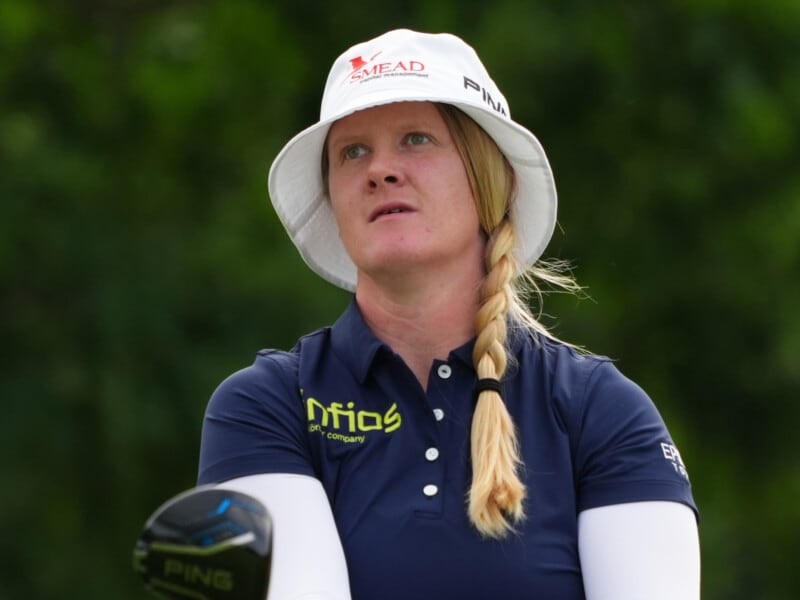 米女子プロの行動に思わず笑顔に!岩井明愛が笑ったワケって?