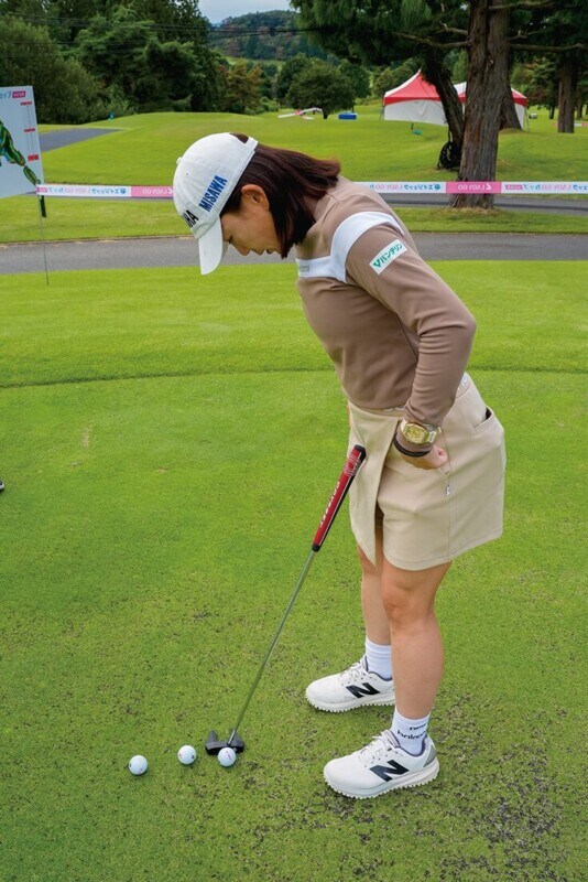 パットで真っすぐ打てるアドレスの作り方!有村智恵プロがわかりやすく解説