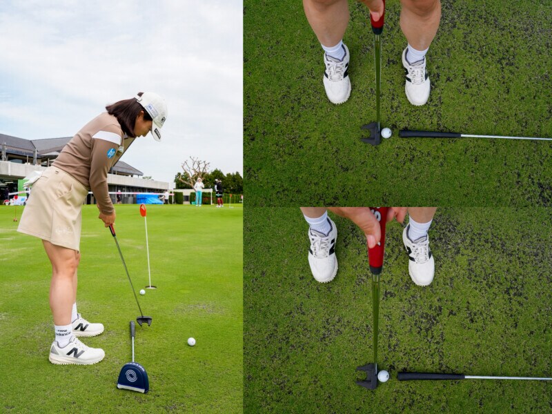 パットで真っすぐ打てるアドレスの作り方!有村智恵プロがわかりやすく解説