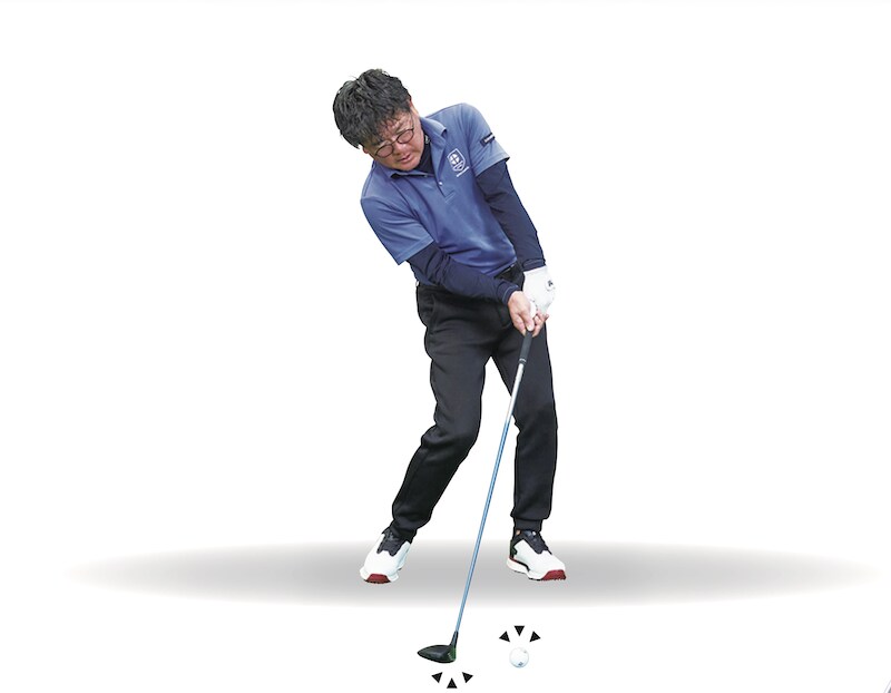 FW・UTのミート率を上げる方法は…？「払い打つ」意識がミスの原因！