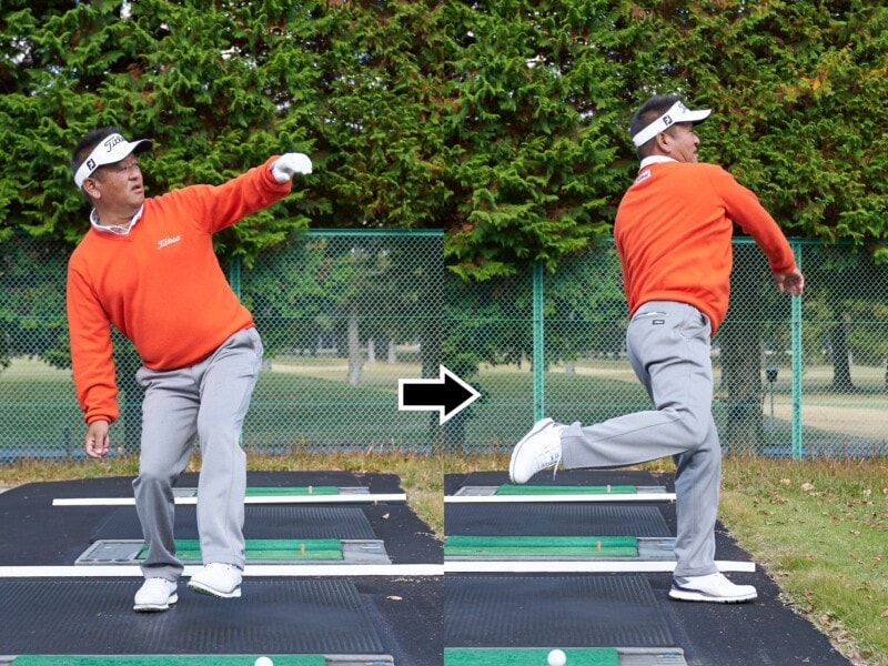 シニアプロが教えるケガをしにくいスイングとは?「遠投」のイメージで大きく動かす!