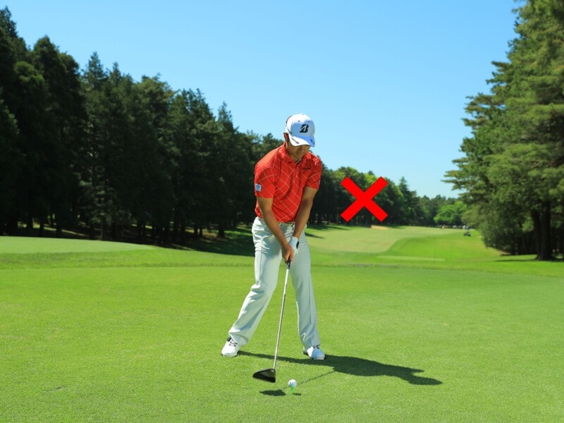 クラブの芯でとらえて真っすぐ飛ばす！男子プロが分かりやすく解説