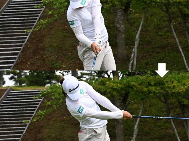 永峰咲希のドライバースイングを解説!若手に負けない復活優勝のワケはココにアリ