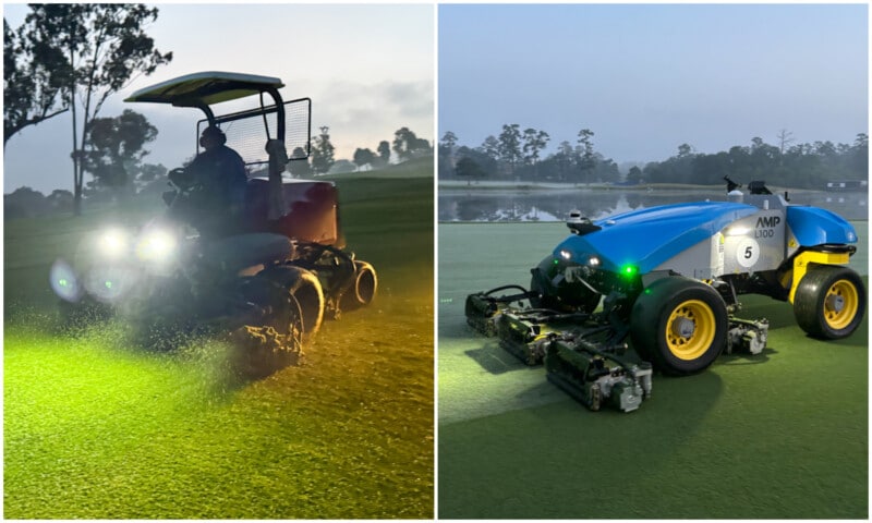 ゴルフ場に導入された“数百万円のロボット”って?最新機器に注目