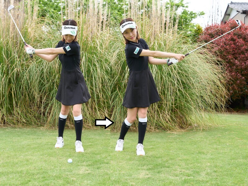 ドローで球をつかまえて打つには足元の向きを変えるだけ!