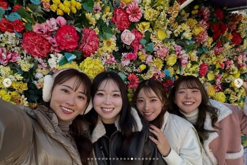 吉田優利、安田祐香・後藤未有・渋沢莉絵留とのプラチナ世代旅!神ショットが続出