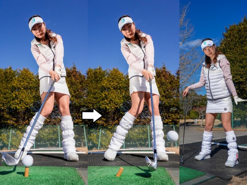 ダフリのミスをすぐに防ぐ！ベタ足でレベルブローにボールをとらえる