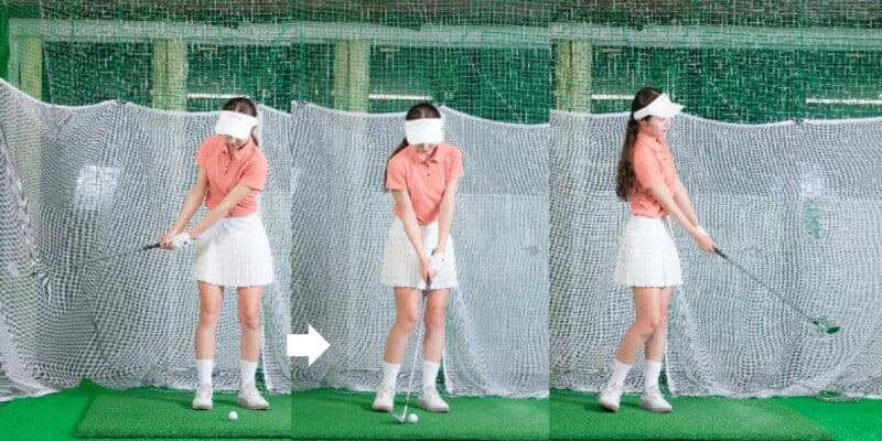 フワッと高く上がって止まる球を打つ！女子プロがコツを解説