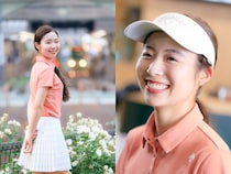 フワッと高く上がって止まる球を打つ！女子プロがコツを解説