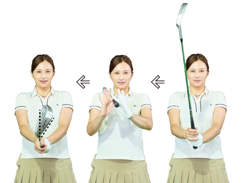 緊張した時は「左手2本指外し」素振りでリラックス!人気コーチがレッスン