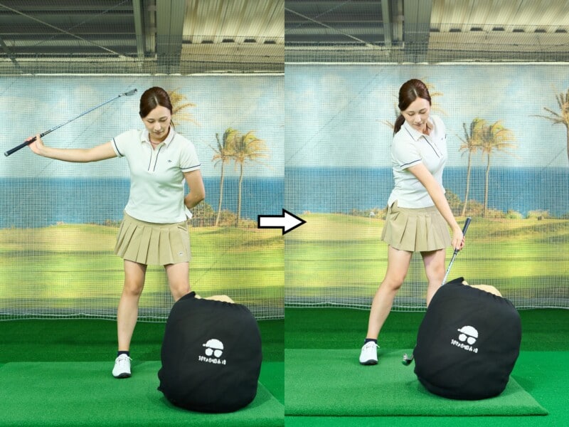 ミスショットの原因は左手にあり!人気女子コーチがレッスン