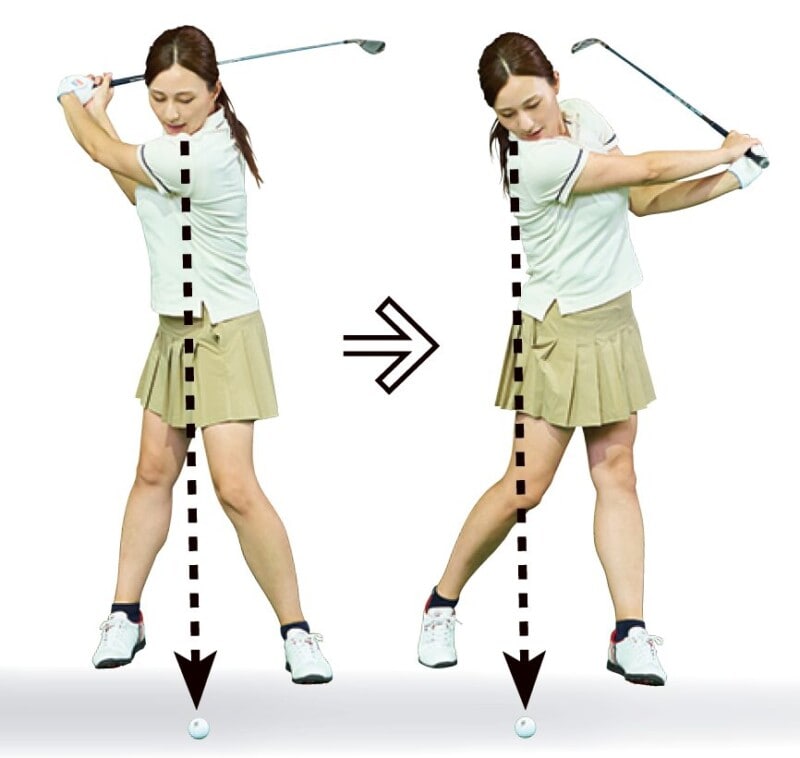 簡単にターフが取れる方法をレッスン！ポイントは「右足を引いて…」