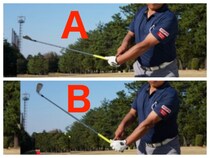 “正しいフェース向き”はどっち？フェースターンを使って振り上げるのが正解