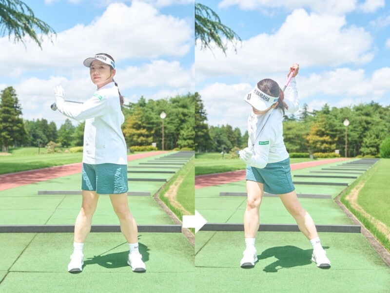 有村智恵、ラウンドに向けた朝の準備を解説！「ほぐす」「広げる」「締める」