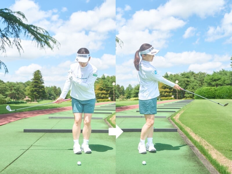 有村智恵、ラウンドに向けた朝の準備を解説！「ほぐす」「広げる」「締める」