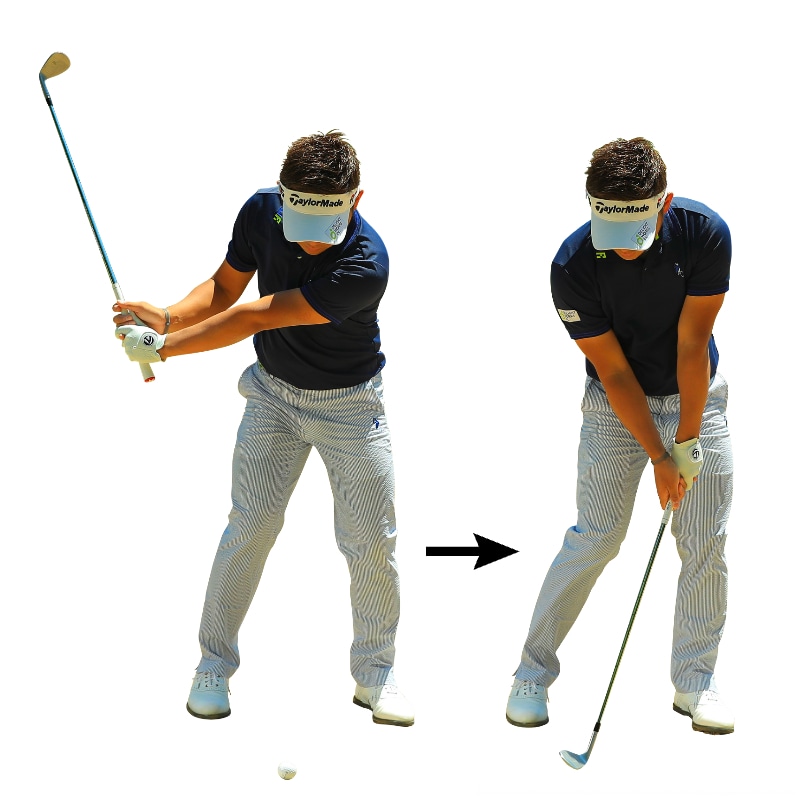 バンカーで距離があるときの寄せ方!ボールを右に置いてフォローを低く