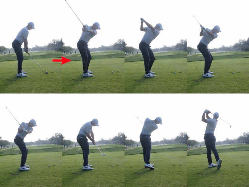 シャローイングが小さめのローリー・マキロイは脚の屈曲・伸展を使ってパワーを引き出す