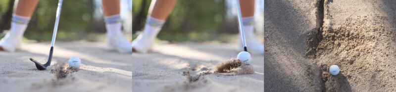 バンカーは打った跡で“上級者”かがわかる！女子プロが解説