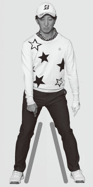 「右ヒザを曲げたまま」は間違い？バックスイングの正解は？