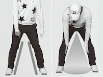 「右ヒザを曲げたまま」は間違い？バックスイングの正解は？