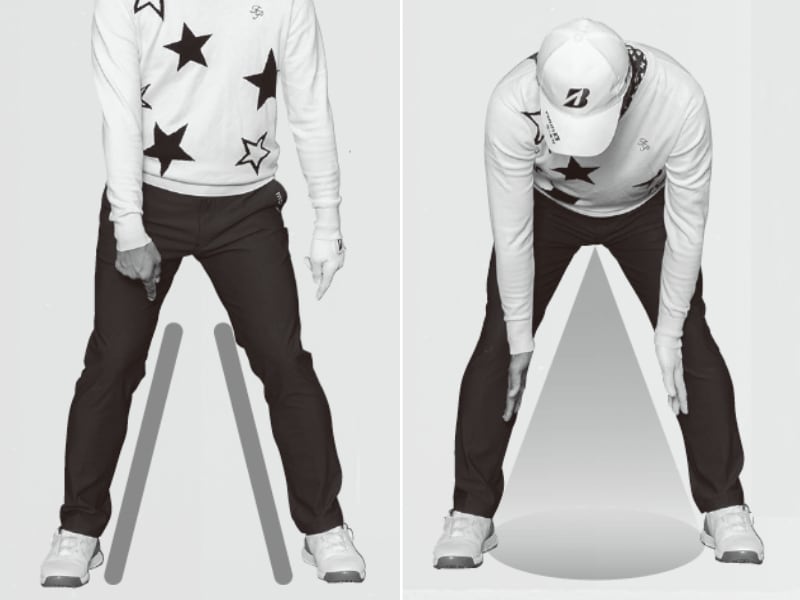 「右ヒザを曲げたまま」は間違い？バックスイングの正解は？