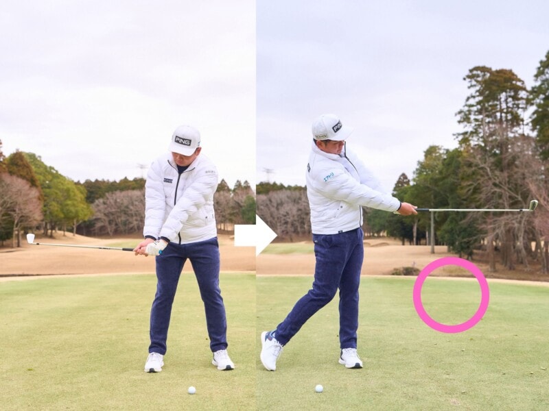 フォローまで意識できてる？スエーを出さずに飛距離を伸ばす打ち方