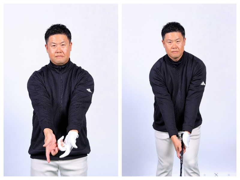 “勝手に当たる”構えがあるって本当?アプローチ上達レッスン