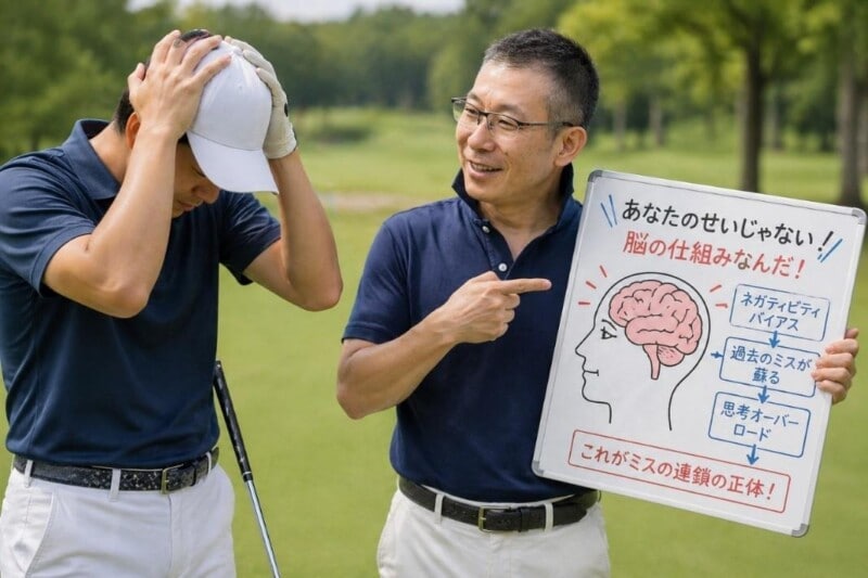 なぜ「池ポチャ」の記憶は消えないのか? スコアを崩す「原始時代の脳」の正体