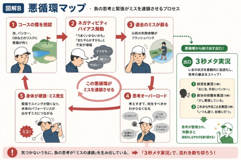 なぜ「池ポチャ」の記憶は消えないのか? スコアを崩す「原始時代の脳」の正体