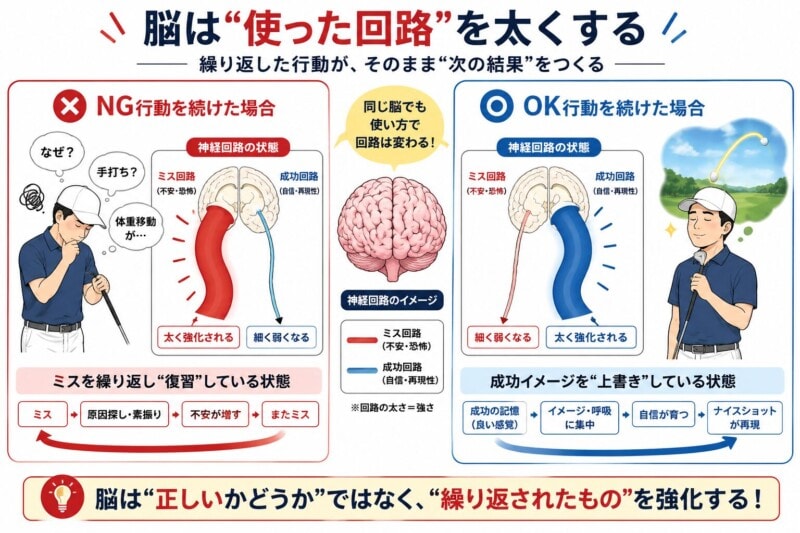 メンタルに強い・弱いはない! 理論で構築する”スコア100切り”マインドセット