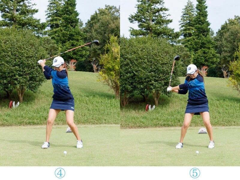 女子プロの美しいスイングを解説！「下半身を上手に使う」とは？