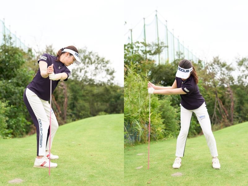 スティックだけで飛距離アップできる！コツを女子コーチが解説