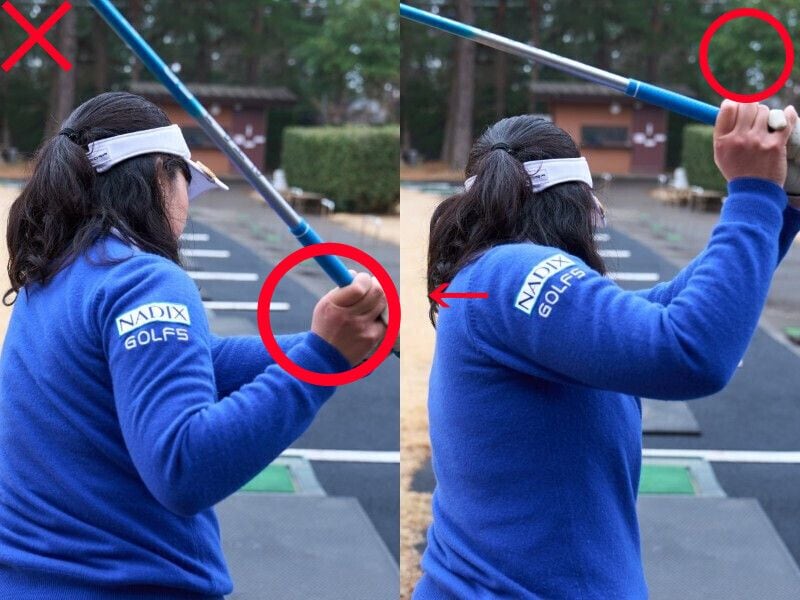 飛距離アップのコツは「右肩の位置」に注目！女子プロがレッスン