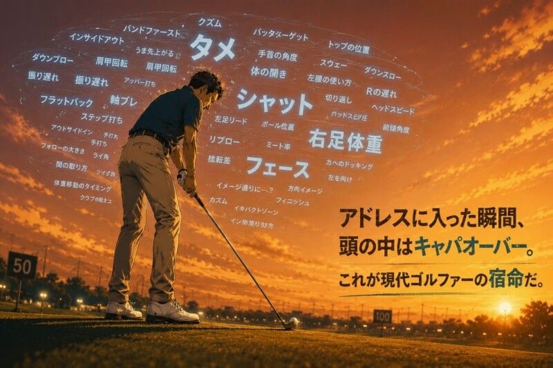 練習場では上手く打てるのにコースでは打てない理由！脳科学の視点から解き明かす