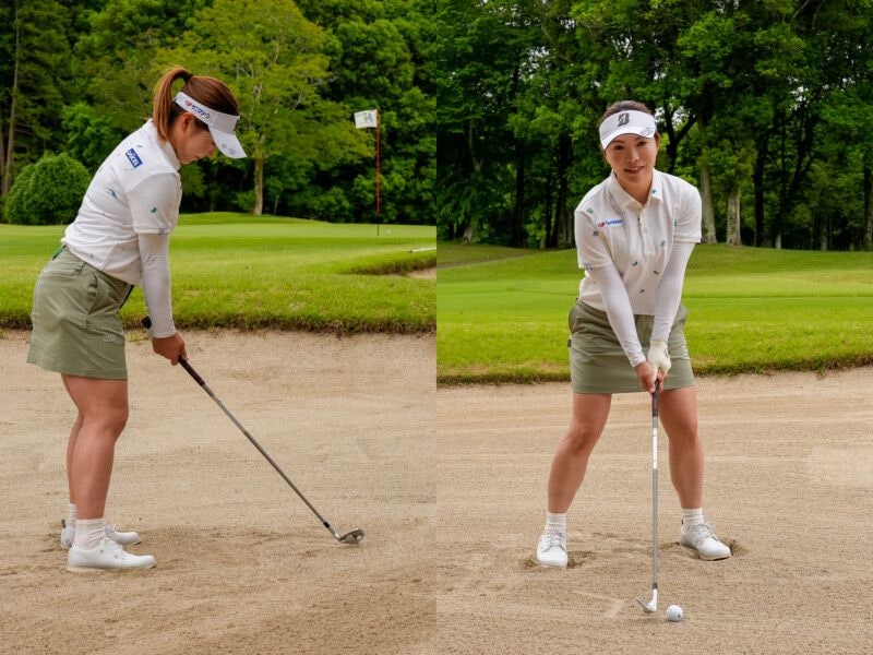 バンカーショットで“飛ばす”コツ!堀奈津佳プロが解説