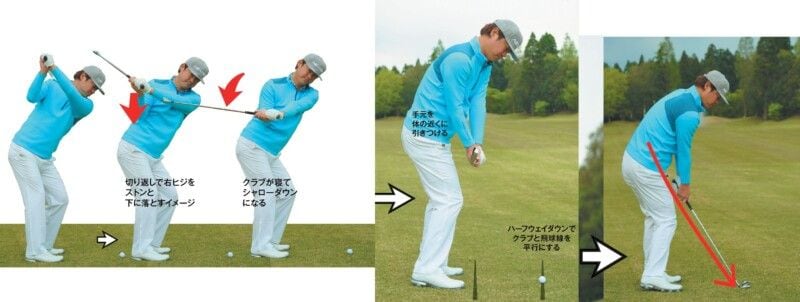 クラブは寝かせるのは間違いではない！男子プロが最新スイングを解説