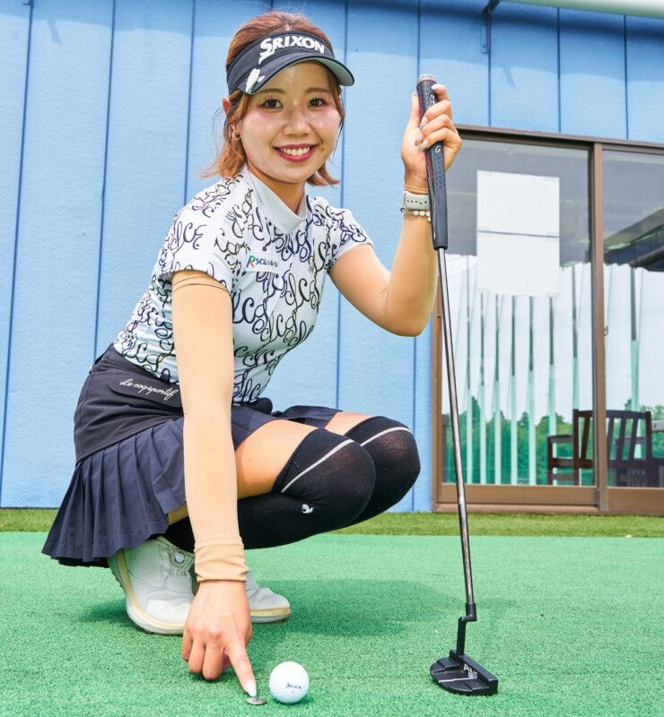 コイン1枚で「きれいな順回転」が身に付くパットドリル!女子プロがやり方を解説